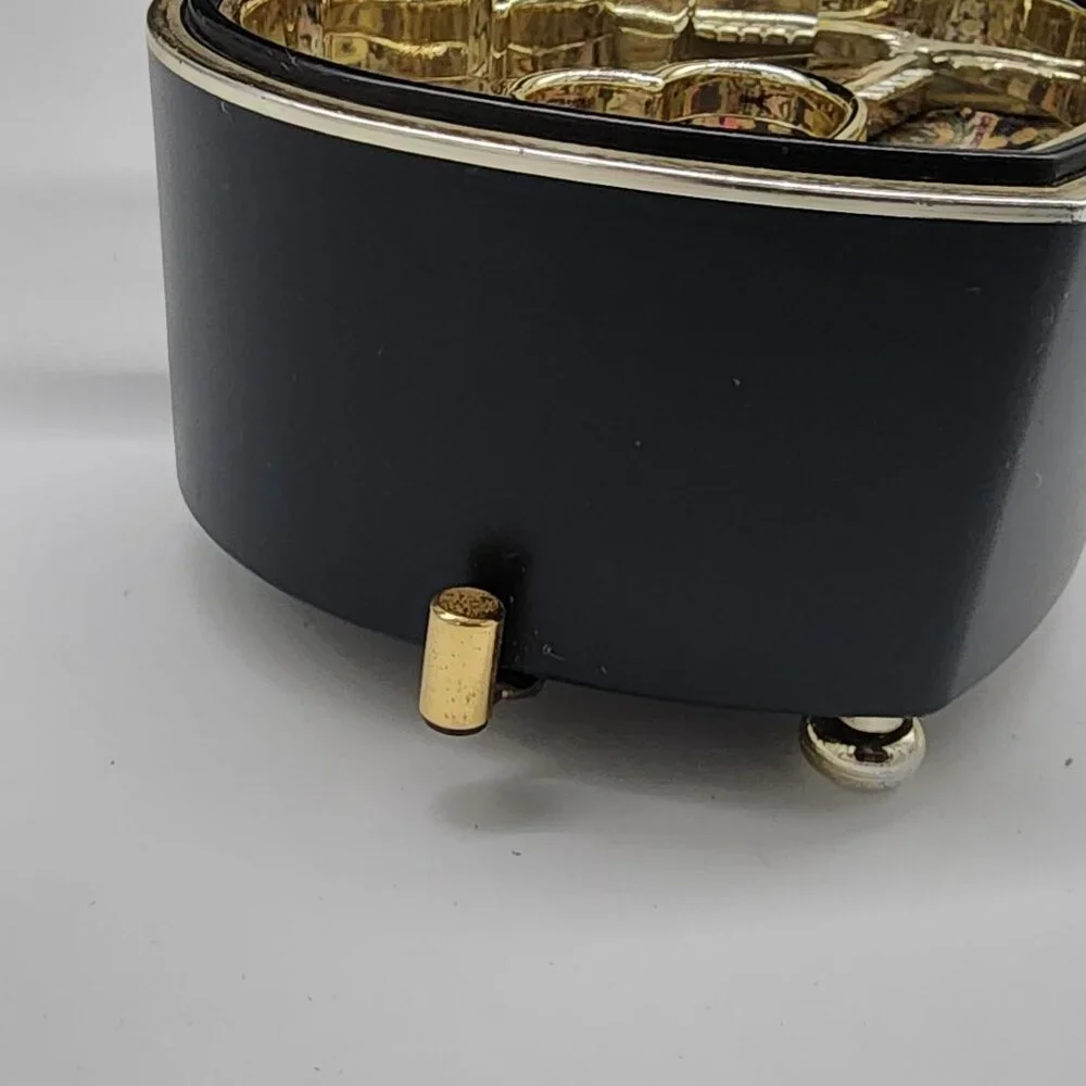 Heart Shaped Cupid Music Box With Arrow Paisley Interior Lady Mate Brand Decor